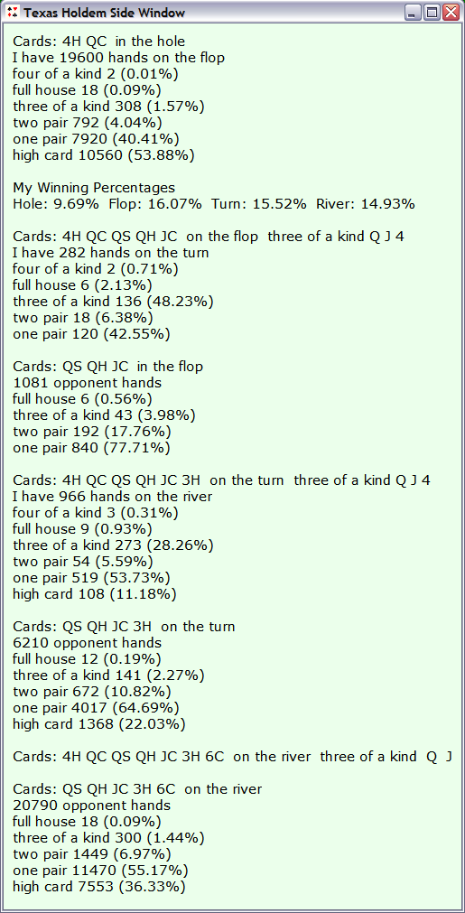 Odds Of Getting 4 Of A Kind Texas Holdem